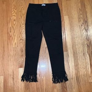 Lolo Jeans size 9 distressed